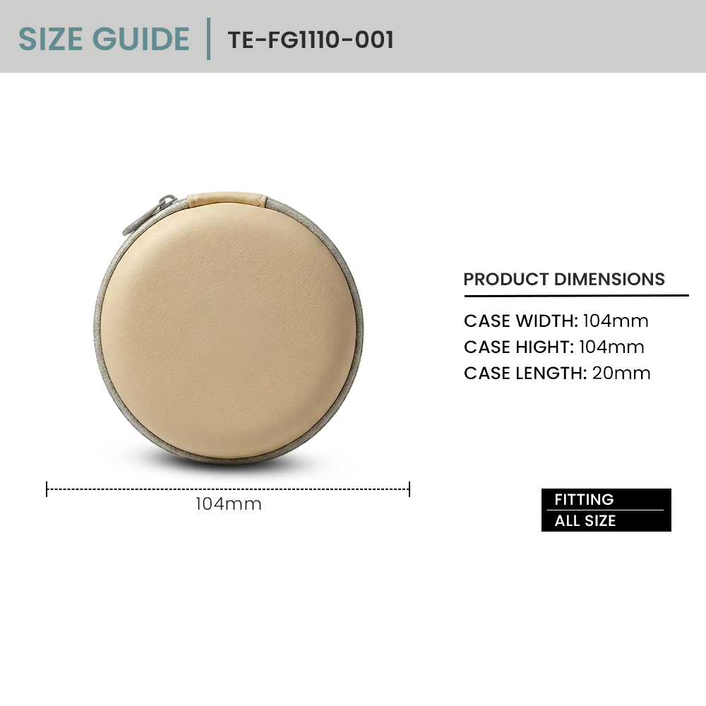 Circular Folding Glasses Case