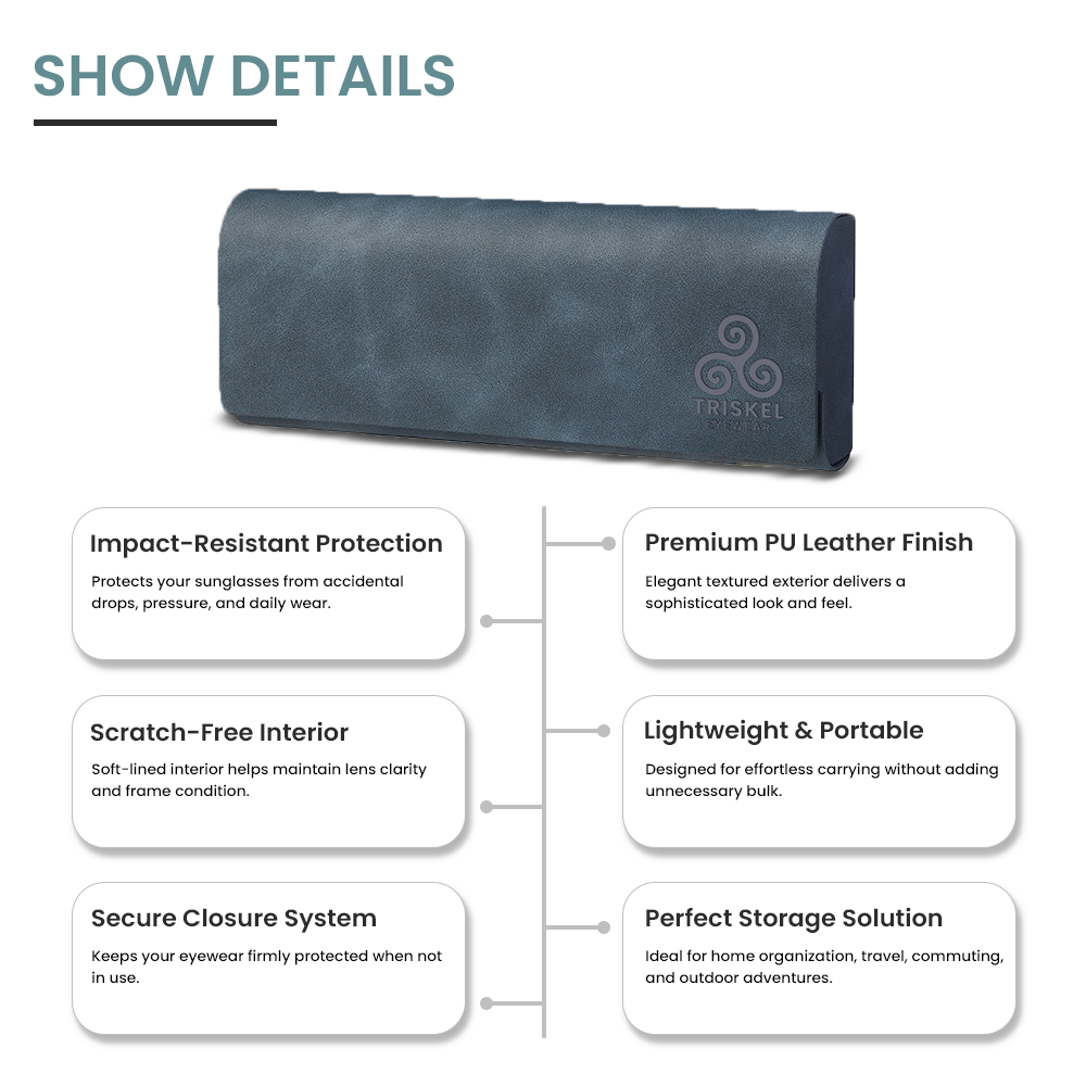 Slim Rectangle Glasses Case