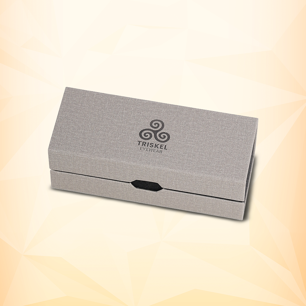 Diamond-Vein Double Frame Glasses Case