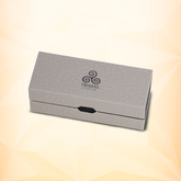 Diamond-Vein Double Frame Glasses Case