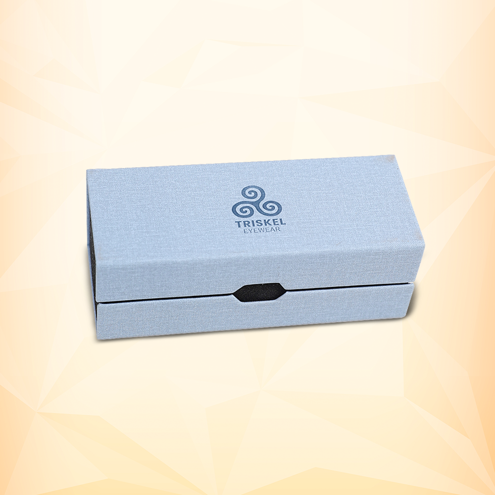 Diamond-Vein Double Frame Glasses Case