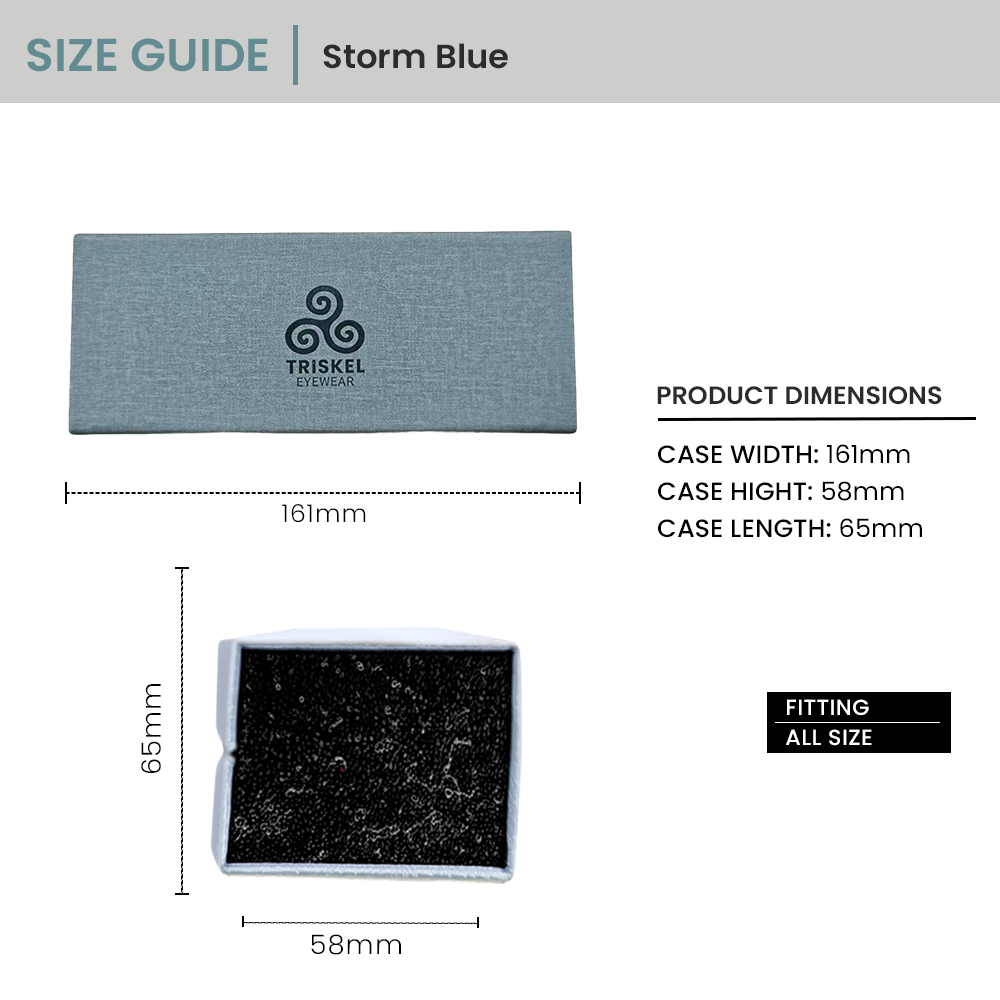 Diamond-Vein Double Frame Glasses Case