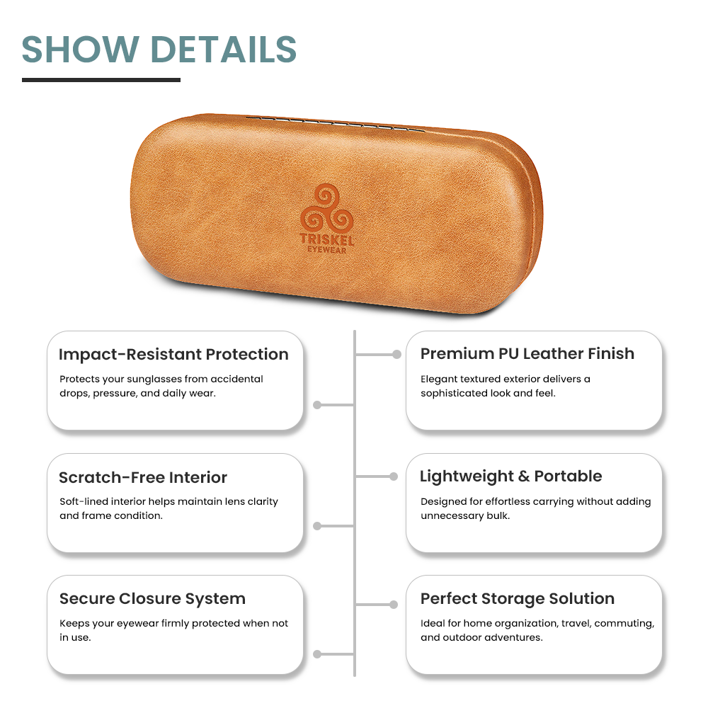 Rounded Rectangle Glasses Case