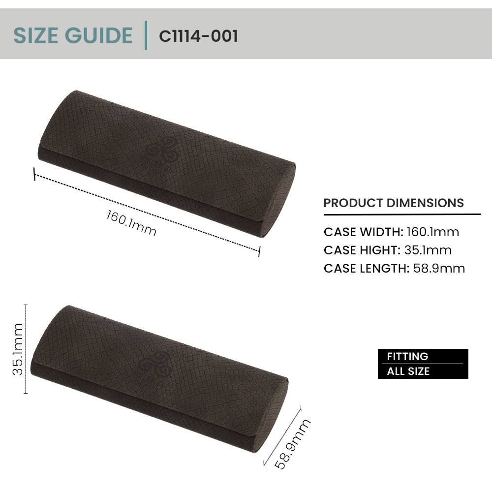 Snake Scale Glasses Case