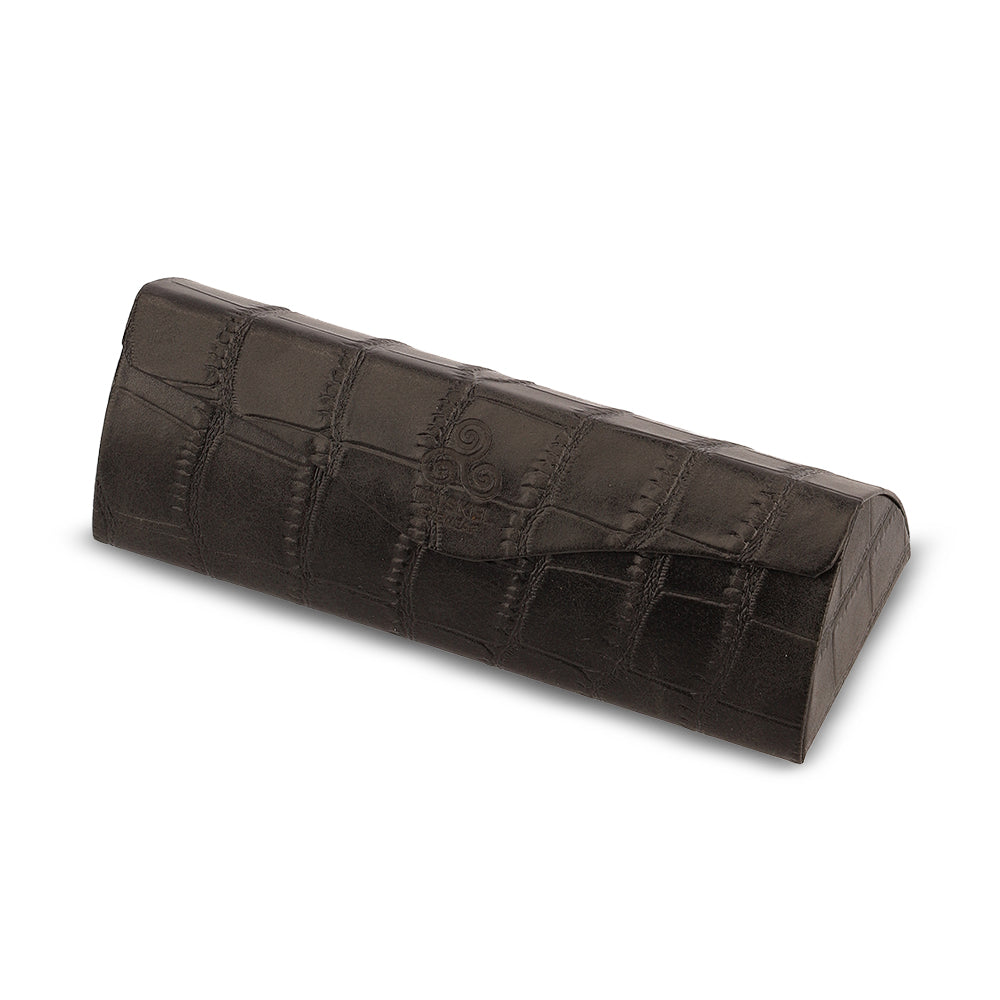 Crocodile Texture Glasses Case