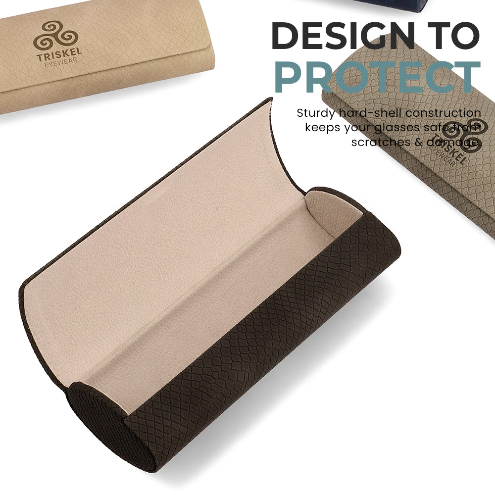 Snake Scale Glasses Case
