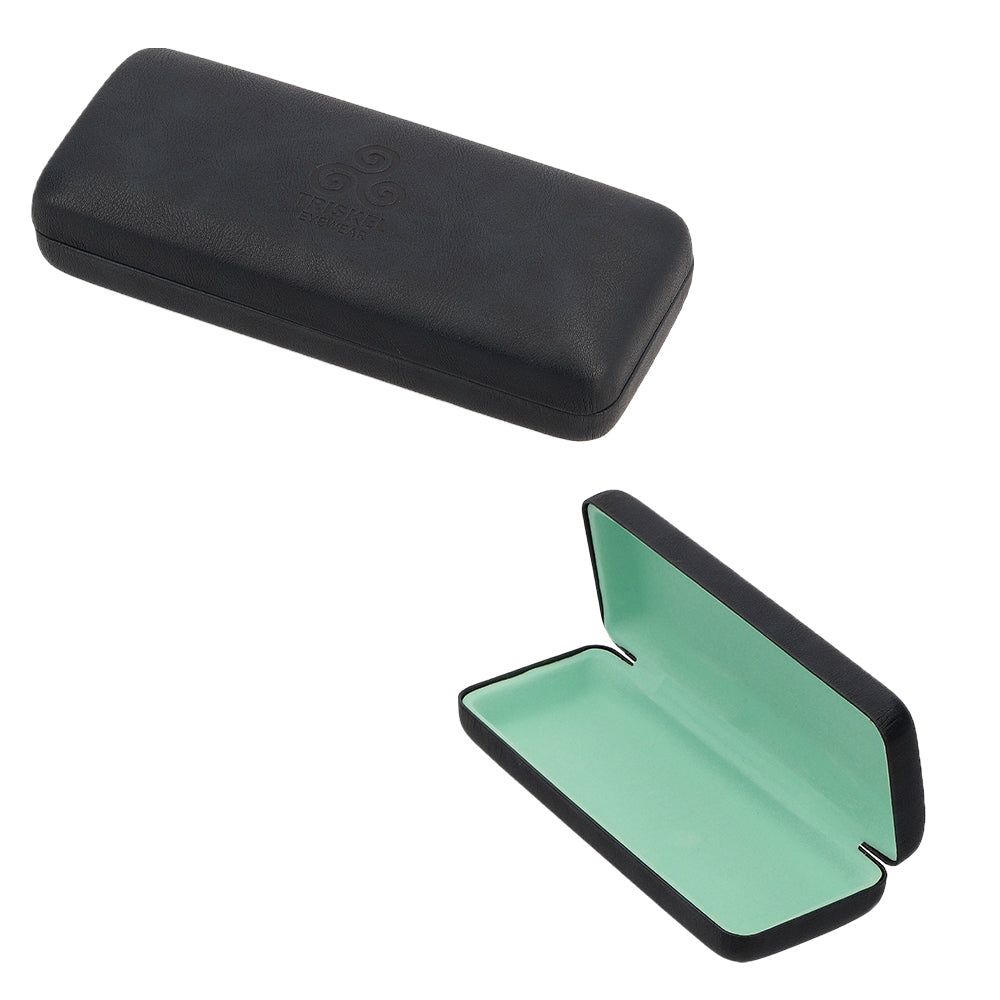Hard Shell PU Leather Eyewear Case
