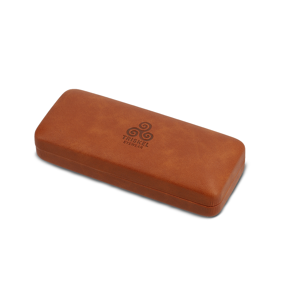 Hard Shell PU Leather Eyewear Case