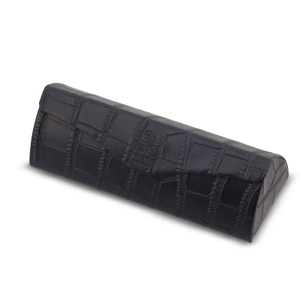 Crocodile Texture Glasses Case