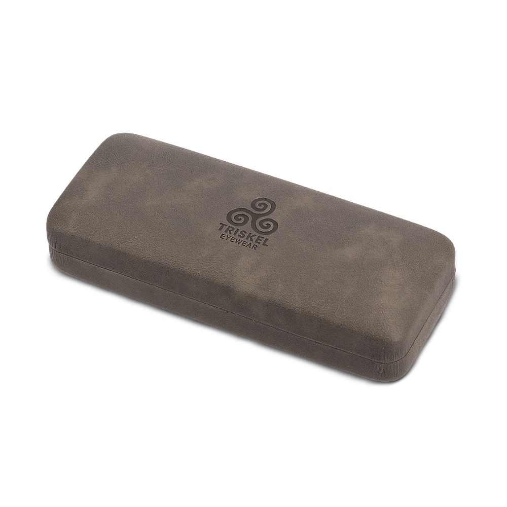 Hard Shell PU Leather Eyewear Case