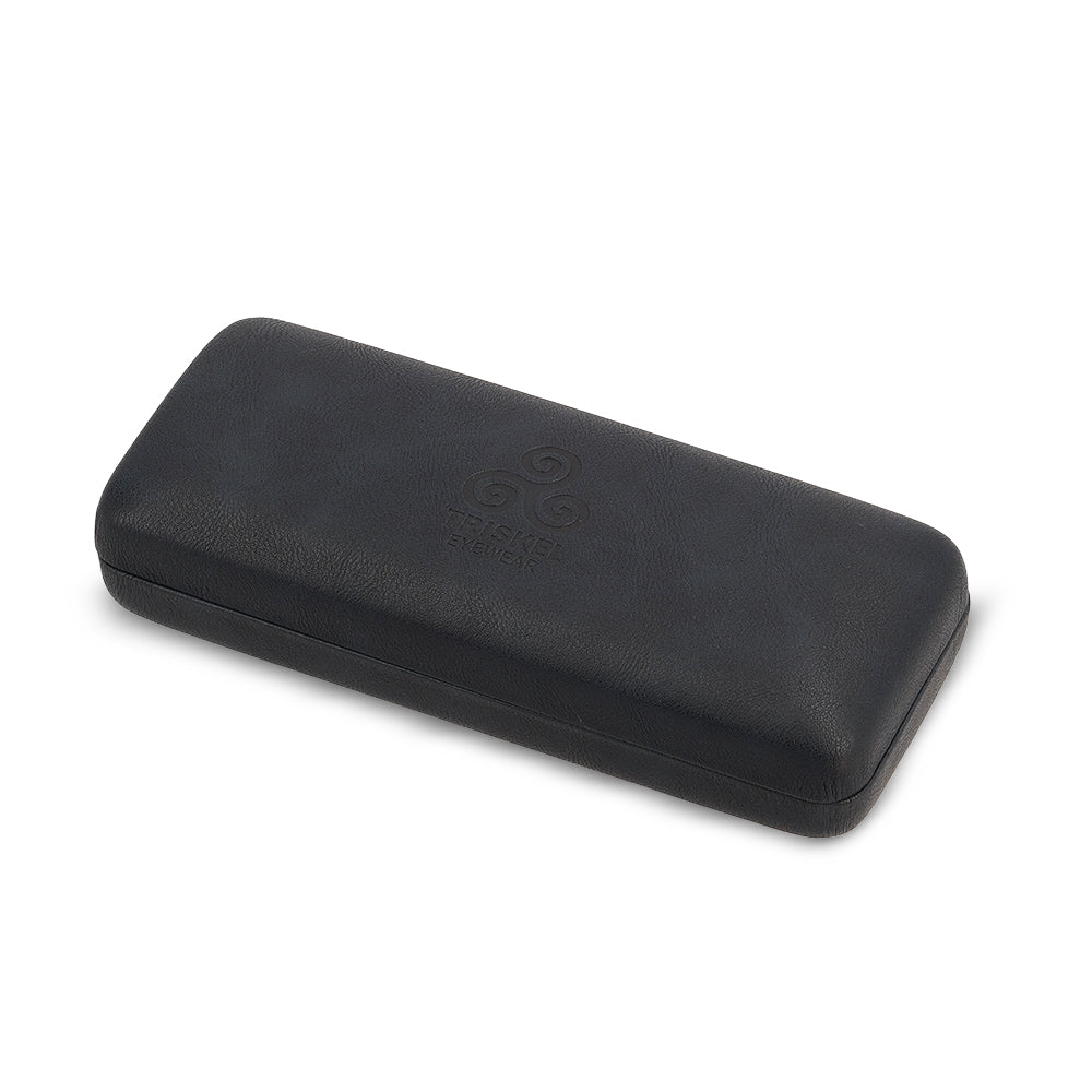 Hard Shell PU Leather Eyewear Case
