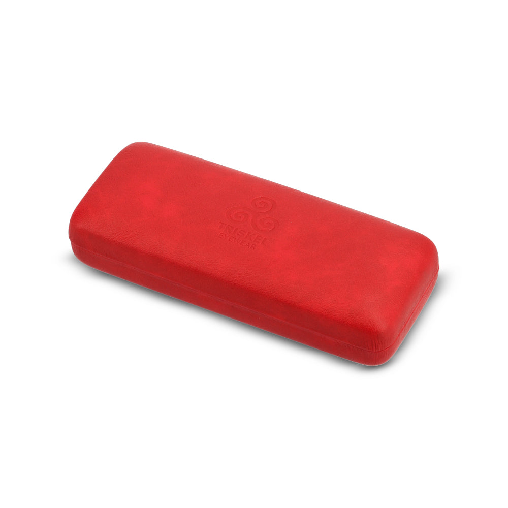 Hard Shell PU Leather Eyewear Case