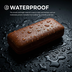 Hard Shell PU Leather Eyewear Case