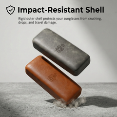 Hard Shell PU Leather Eyewear Case