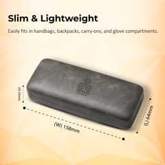 Hard Shell PU Leather Eyewear Case