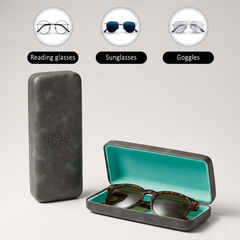 Hard Shell PU Leather Eyewear Case