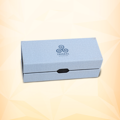 Diamond-Vein Double Frame Glasses Case