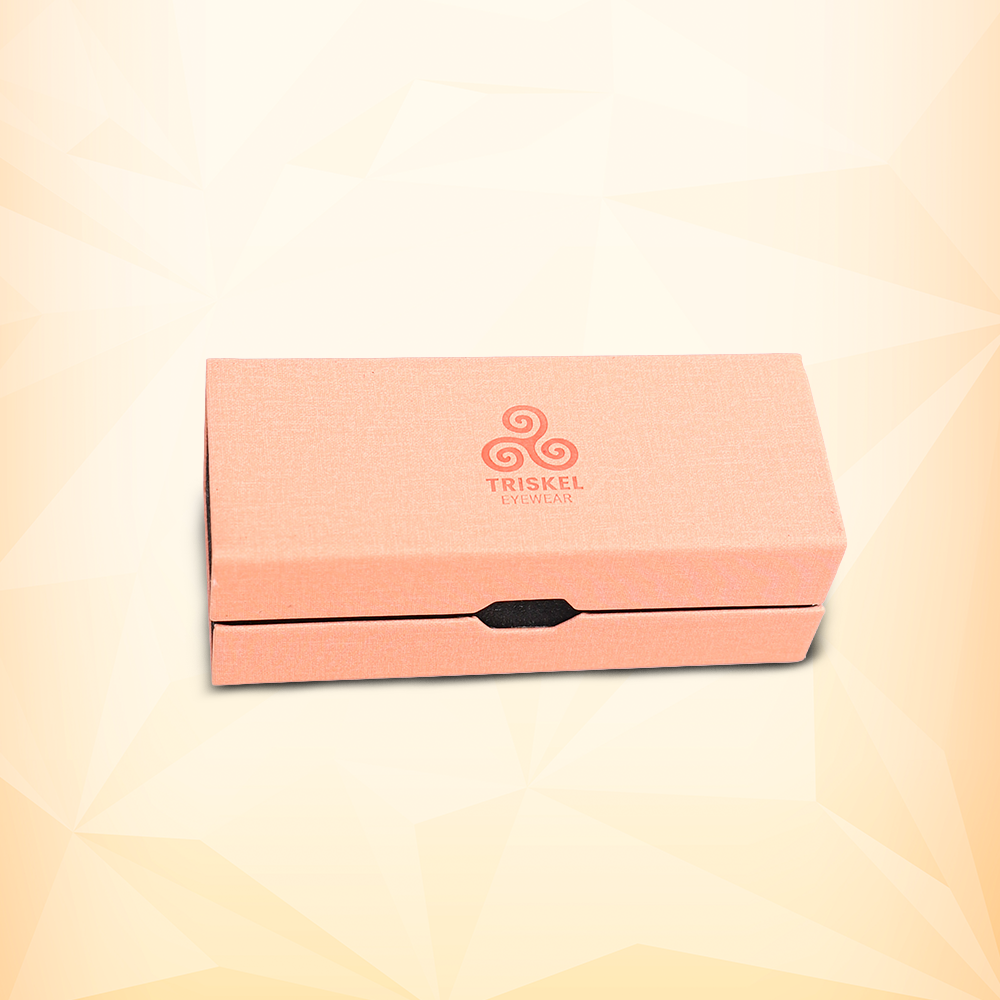 Diamond-Vein Double Frame Glasses Case